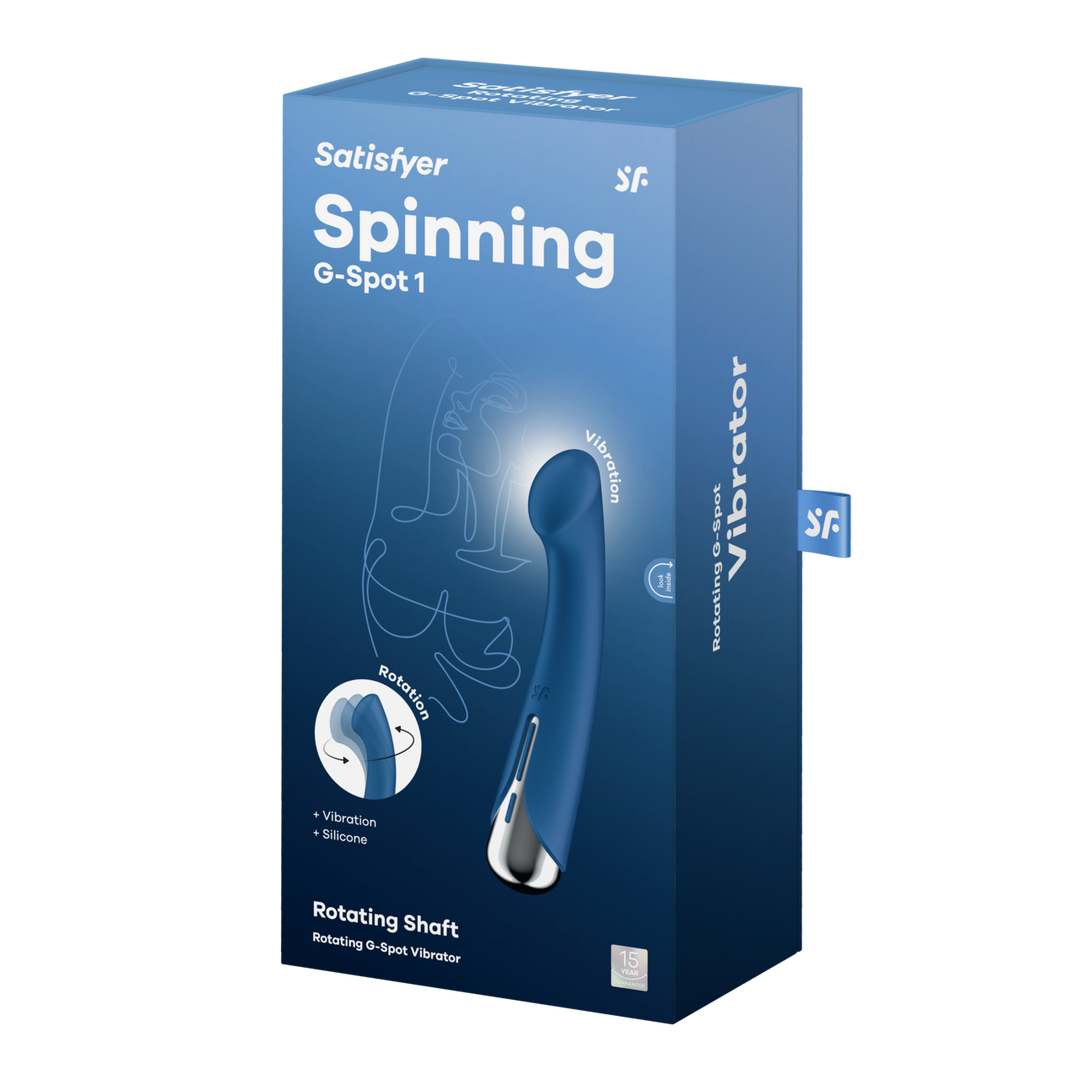 Spinning G-Spot 1 - Draaibare G-Spot Vibrator - Blauw Blau - 0