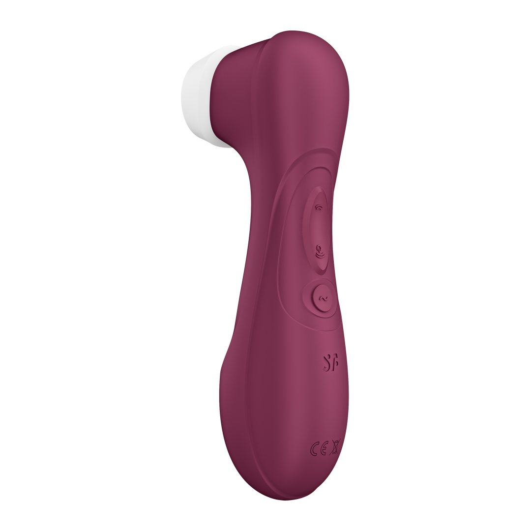 Pro 2 Generatie 3 - Double Air Pulse Vibrator - Liquid Air - Wijnrood Violett - 1