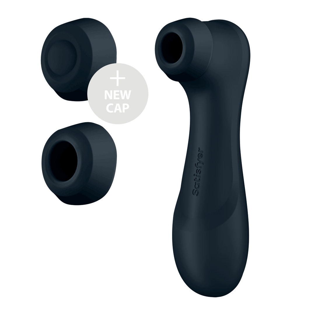 Pro 2 Generatie 3 - Double Air Pulse Vibrator - Liquid Air - Zwart Schwarz - 2