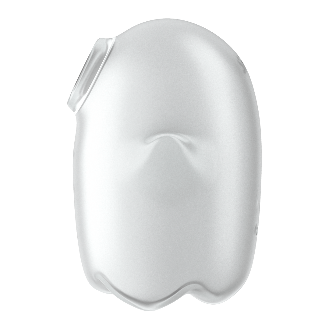 Glowing Ghost - Glow in the Dark - Dubbele Air Pulse Vibrator - Wit Weiß - 6