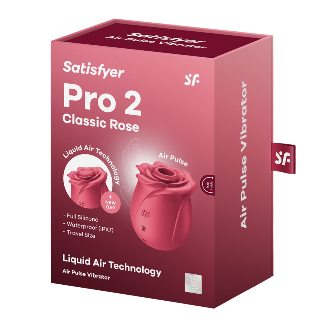 Pro 2 - Classic Rose - Air Pulse Vibrator Rot - 0