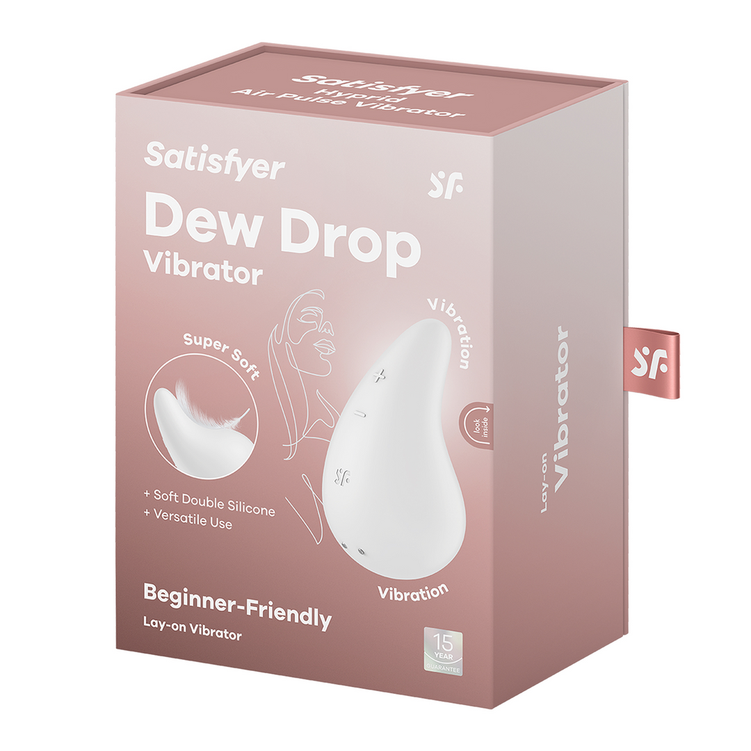 Dew Drop - Lay-on Vibrator - Wit Weiß - 0