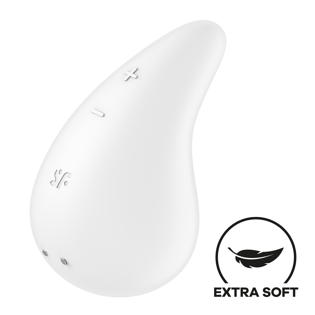 Dew Drop - Lay-on Vibrator - Wit Weiß - 1