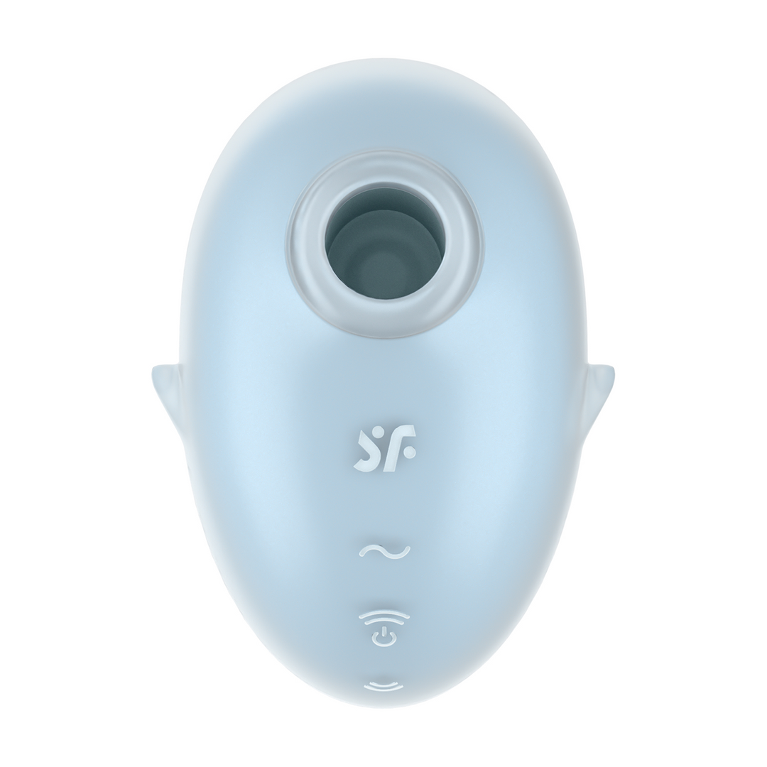 Cutie Ghost - Air Pulse Vibrator - Blauw Blau - 5