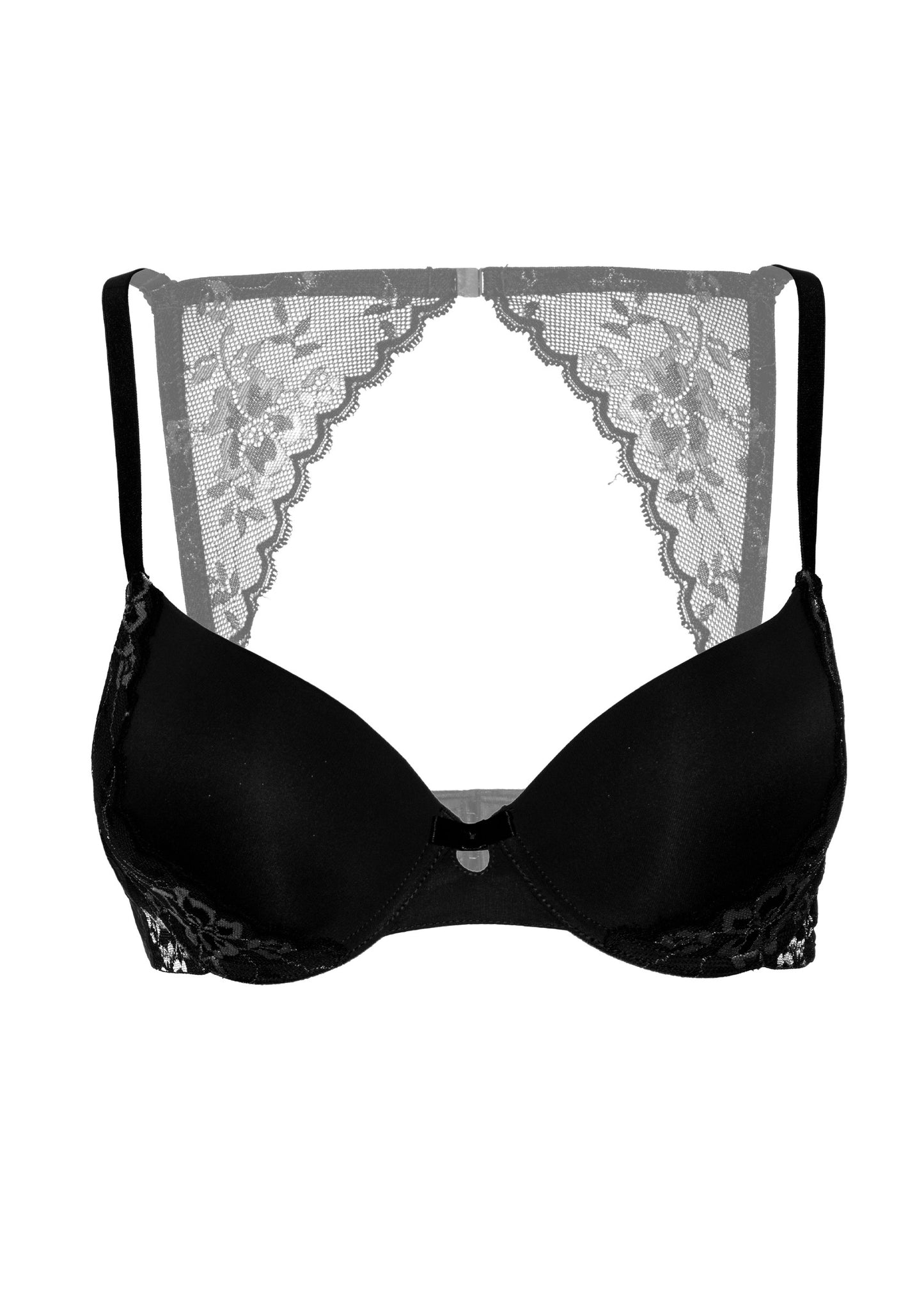 Daring Intimates Mix & Match Push-up bra with lace racerback BLACK 75B - 5