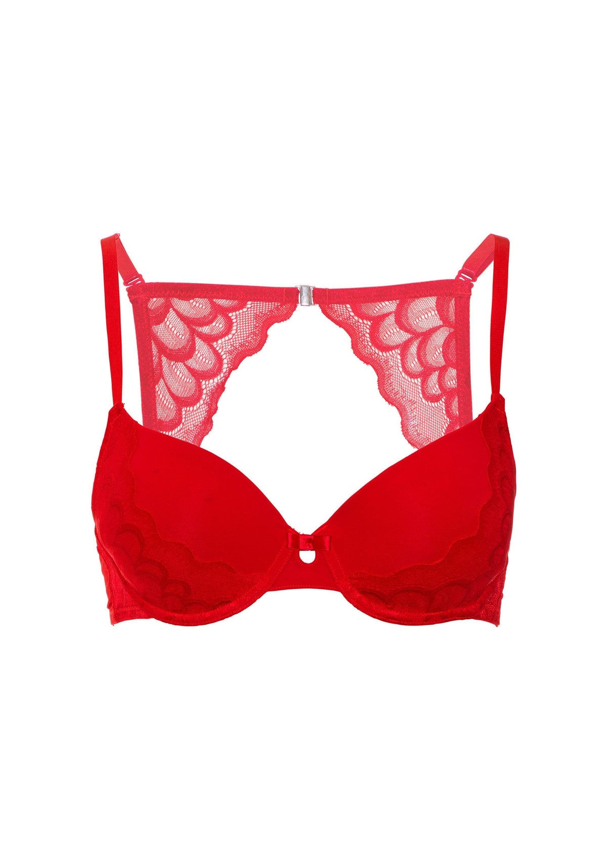 Push Up bra with racerback RED 75B - 6