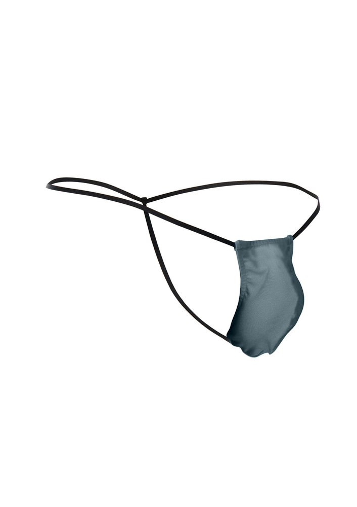 Justin+Simon Classic G-String Bulge GREY S/M - 2