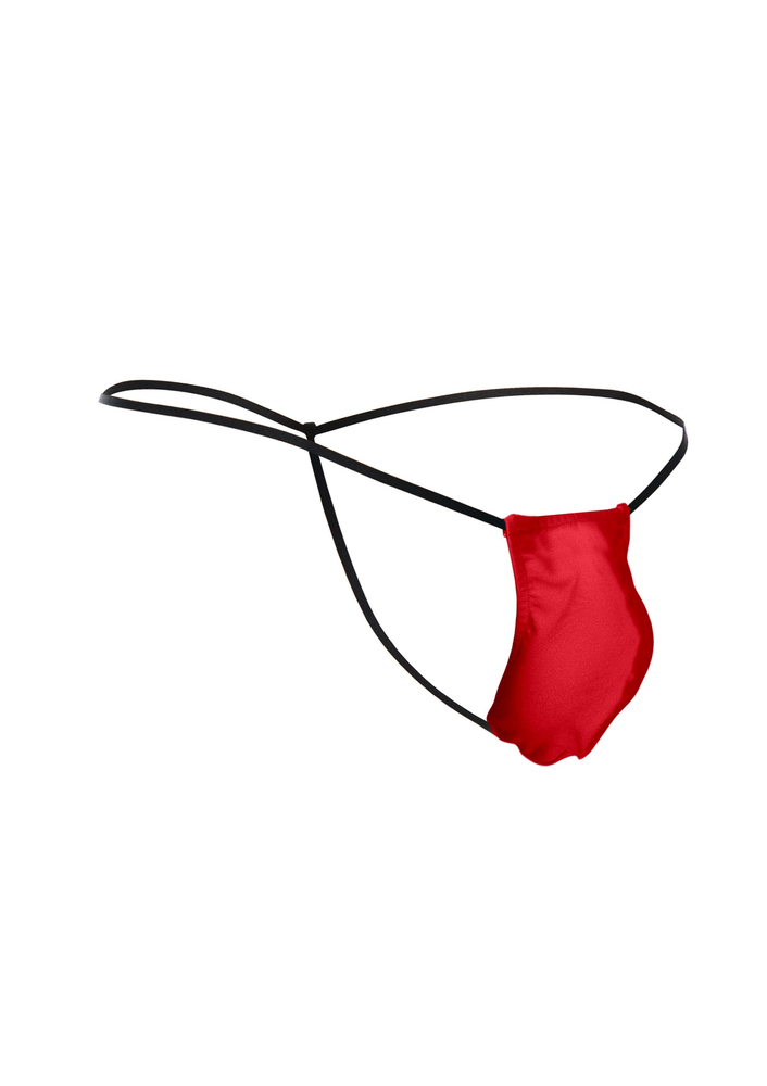 Justin+Simon Classic G-String Bulge RED S/M - 3