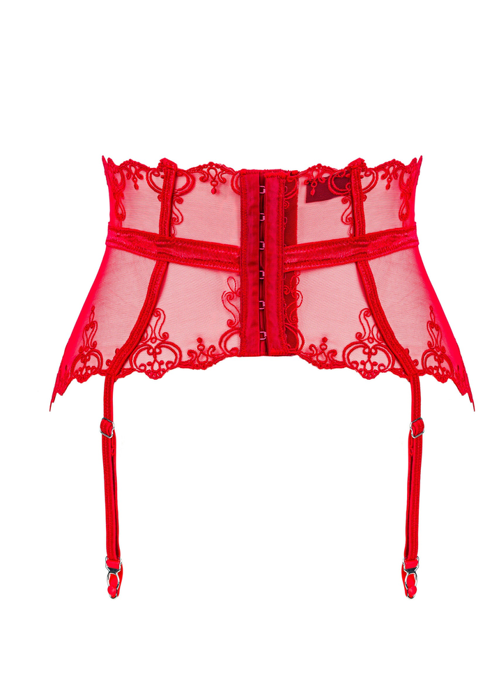Obsessive Lonesia Garterbelt RED S/M - 4