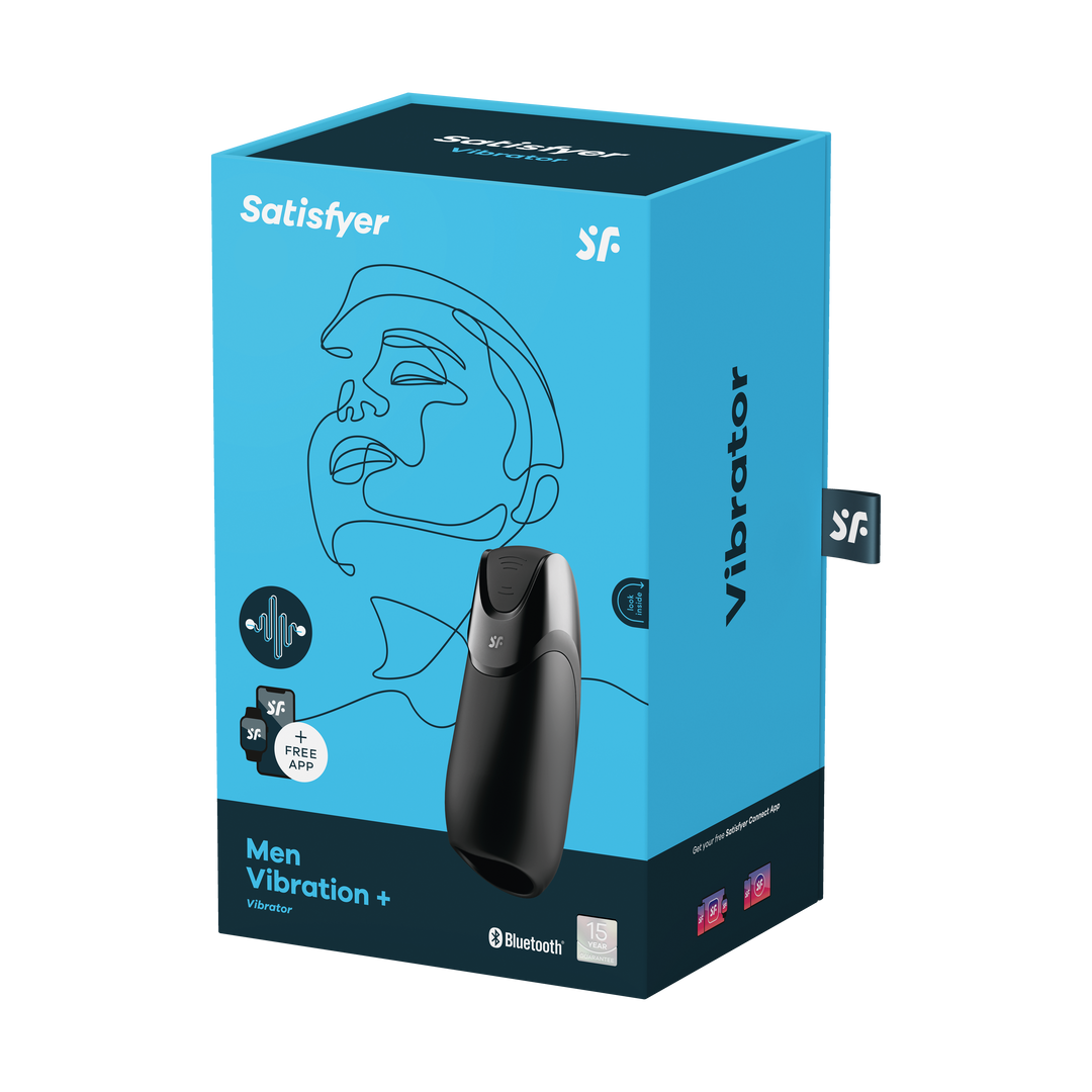 Mannen Vibration Plus Connect App - Zwart Schwarz - 0