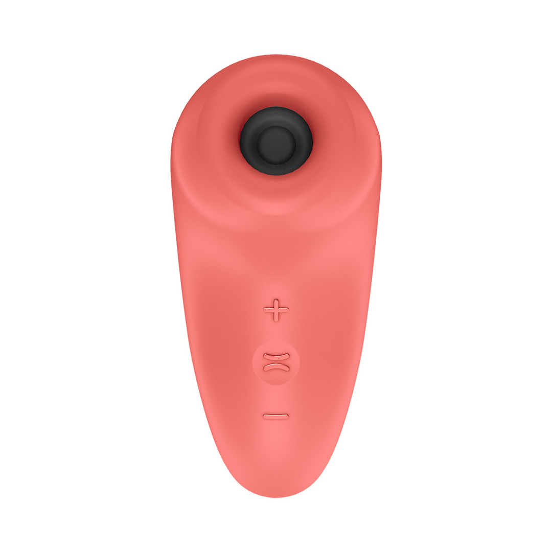 Magnetic Deep Pulse - Air Pulse Vibrator - Terracotta Orange - 2