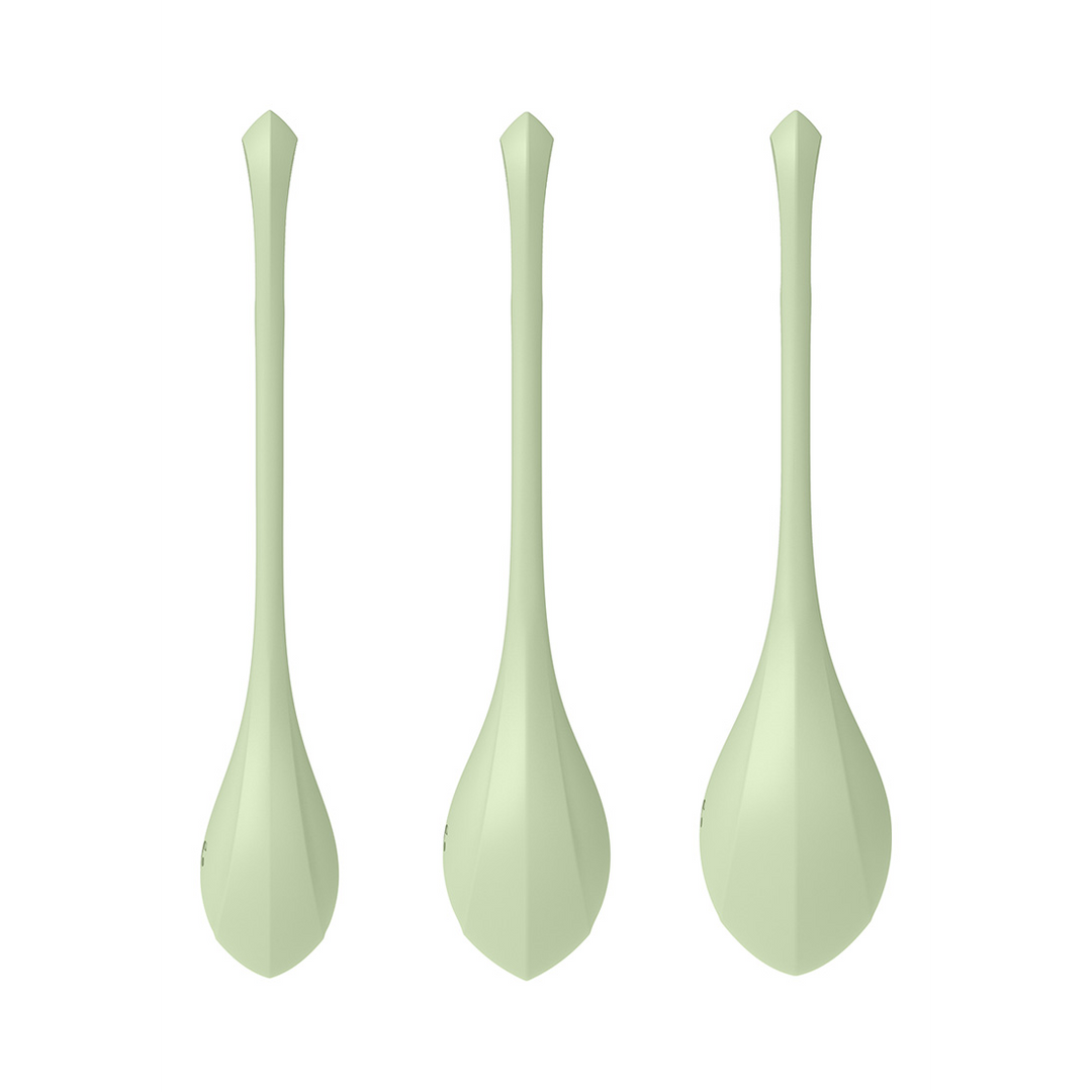 Yoni Power 2 - Kegel Balls Set - Lichtgroen Grün - 3