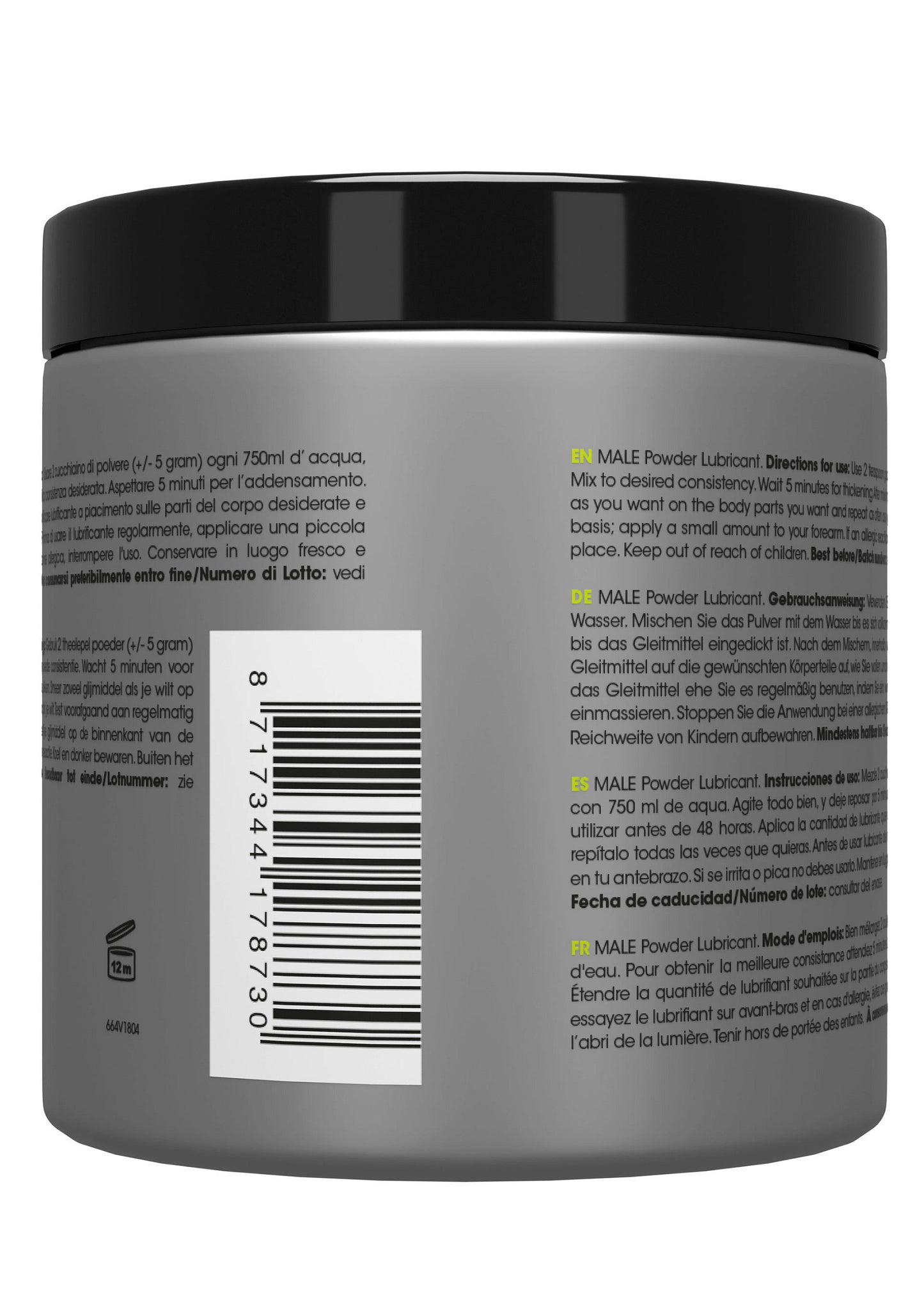 Cobeco MALE Powder Lubricant 225g 509 225 - 1
