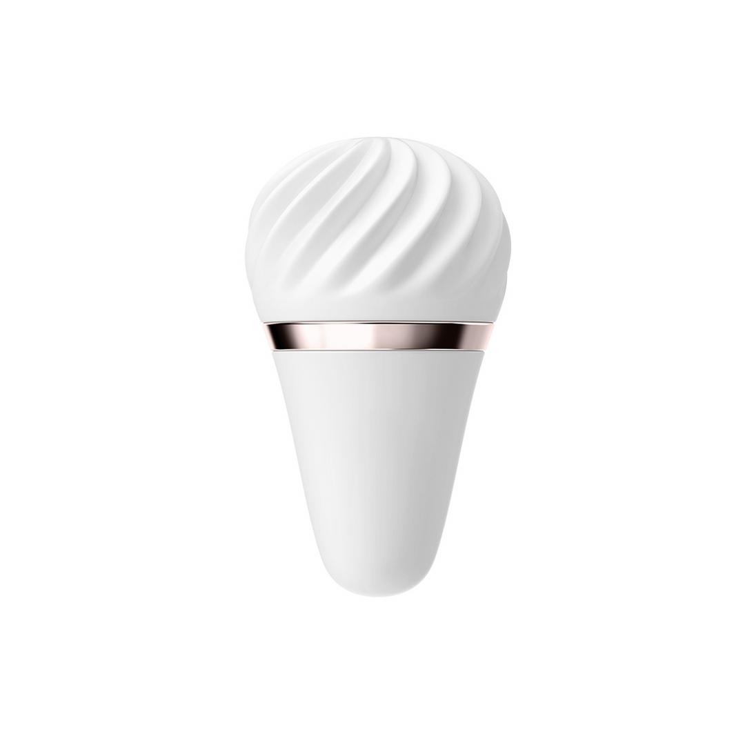 Little Wand - Lay-on Vibrator - White/Brass Weiß - 1