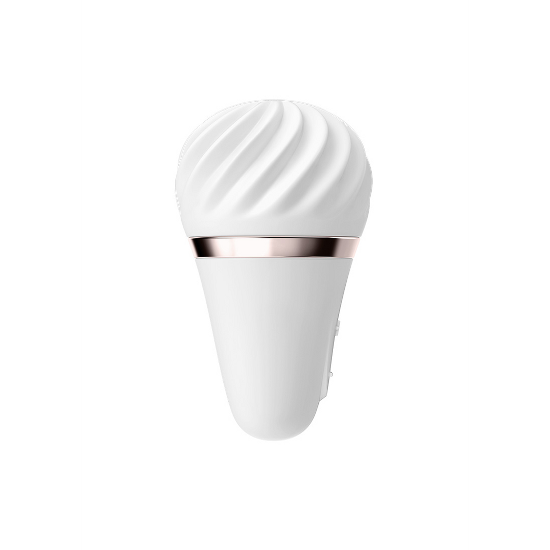 Little Wand - Lay-on Vibrator - White/Brass Weiß - 0