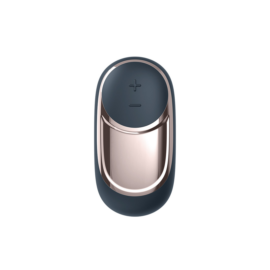 Dark Desire - Lay-on Vibrator - Dark Blue/Brass Blau - 0