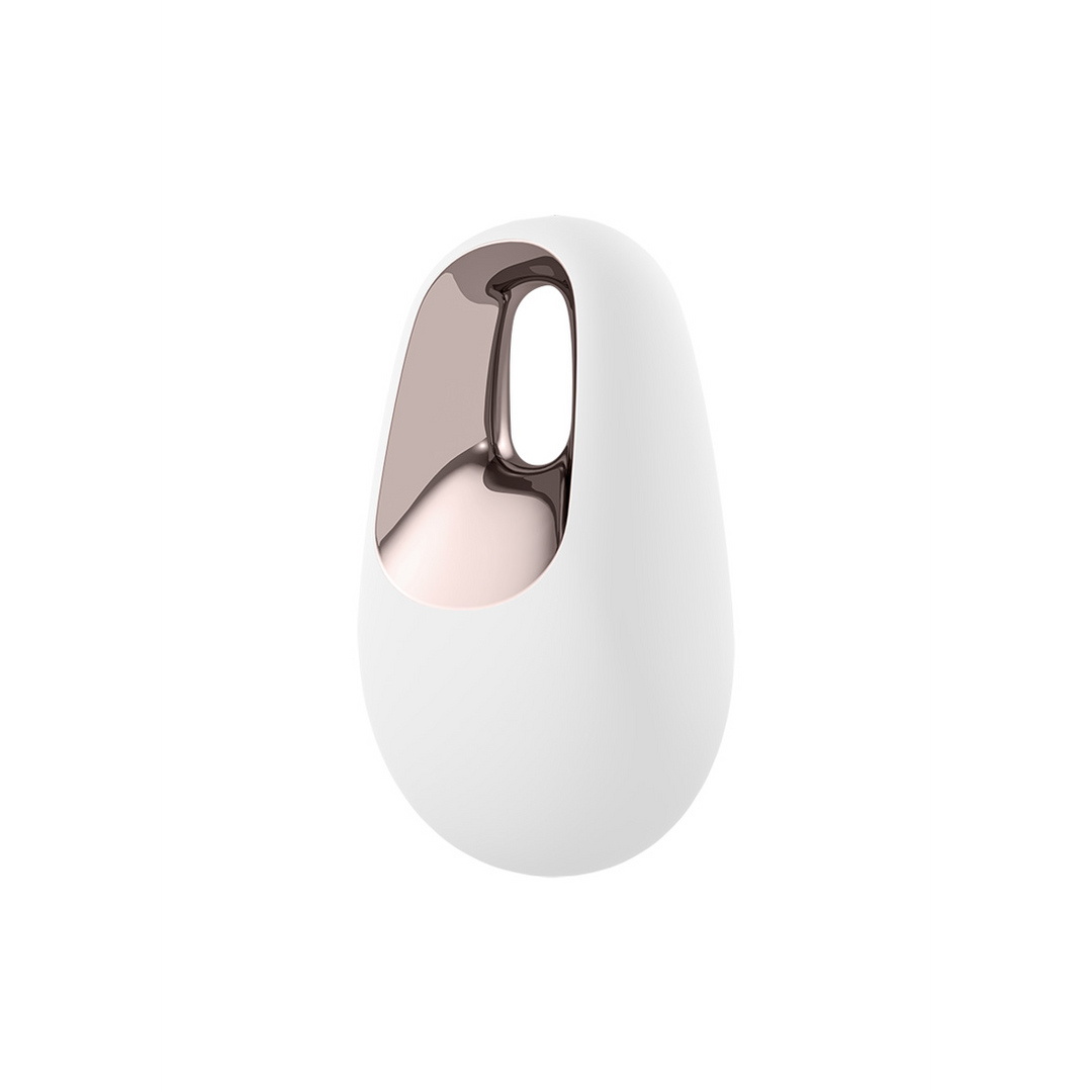 White Temptation - Lay-On Vibrator - White/Brass Weiß - 0