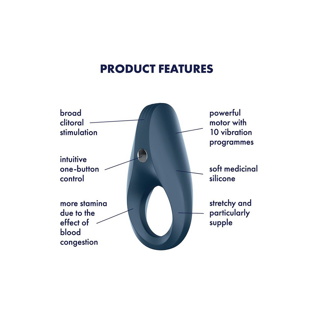 Rocket Ring - Vibrerende Cockring - Donkerblauw Blau - 2