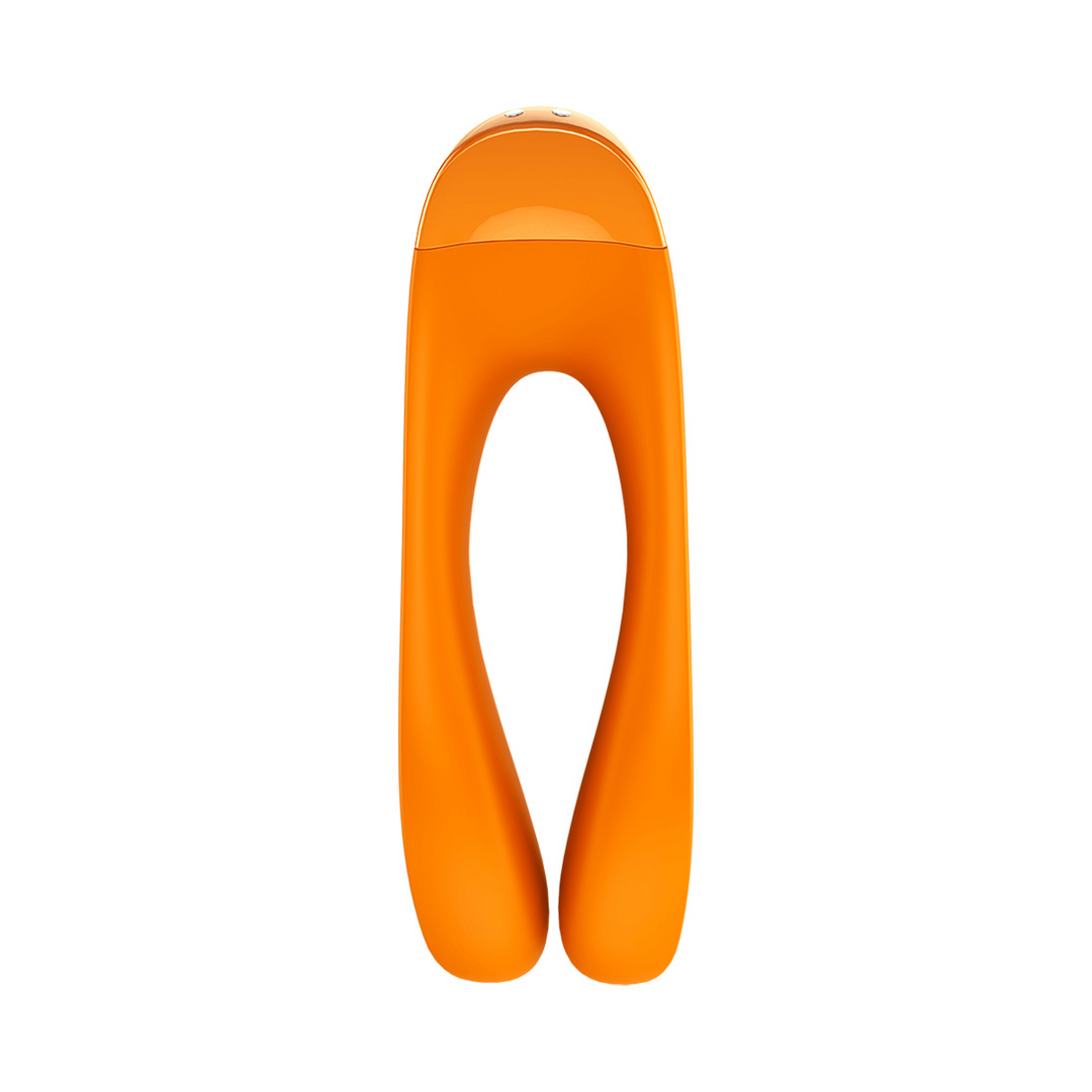 Candy Cane - Vinger Vibrator voor Intieme Zones - Oranje Orange - 0