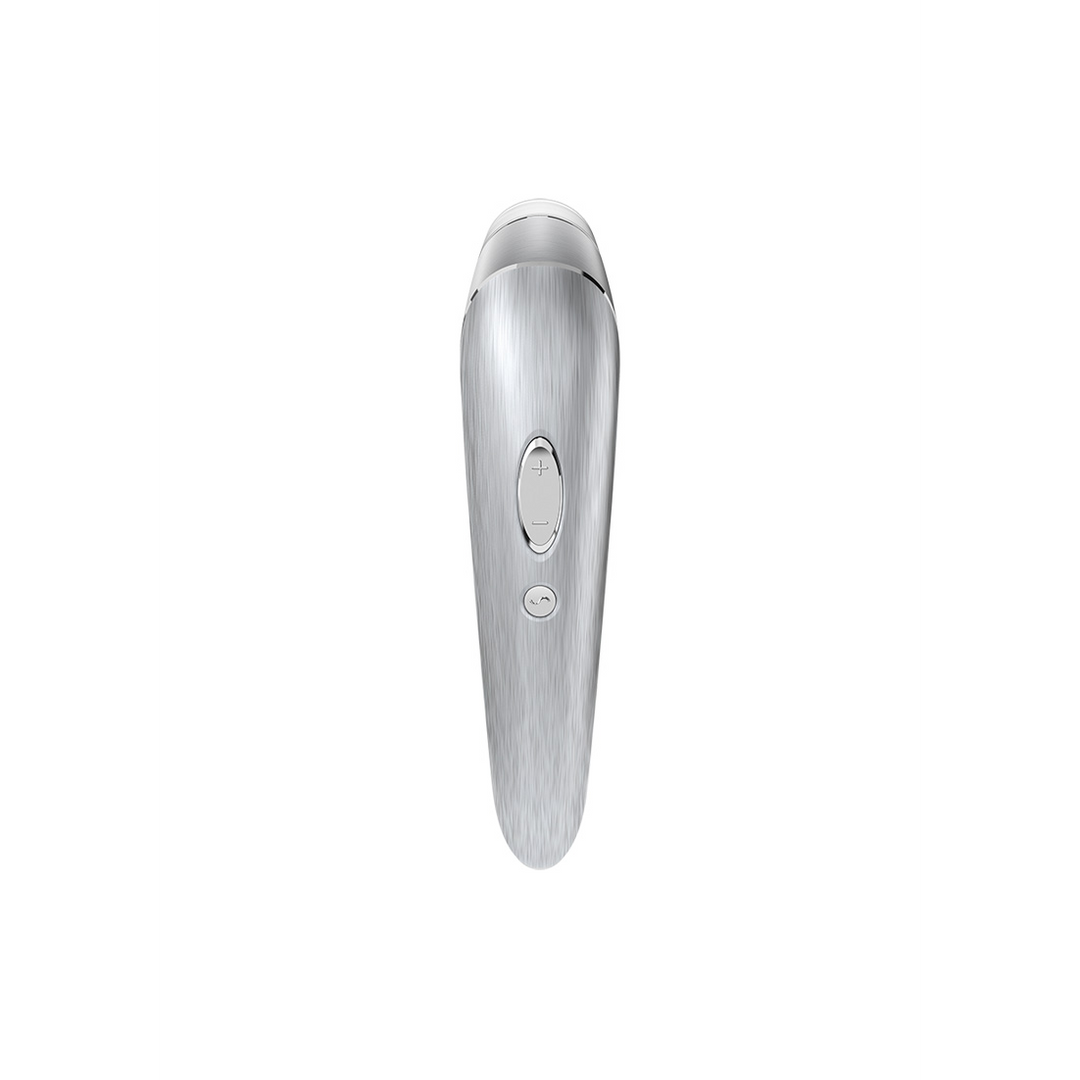 High Fashion - Luchtpulseren Stimulator en Vibratie - Zilver Silber - 0