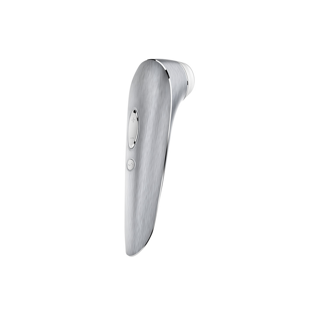 High Fashion - Luchtpulseren Stimulator en Vibratie - Zilver Silber - 2