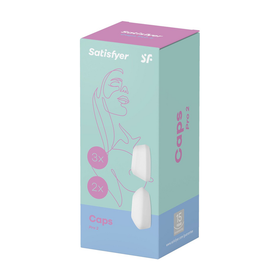 Pro 2 - Climax Tips for Airpulse Stimulator - White Weiß - 1