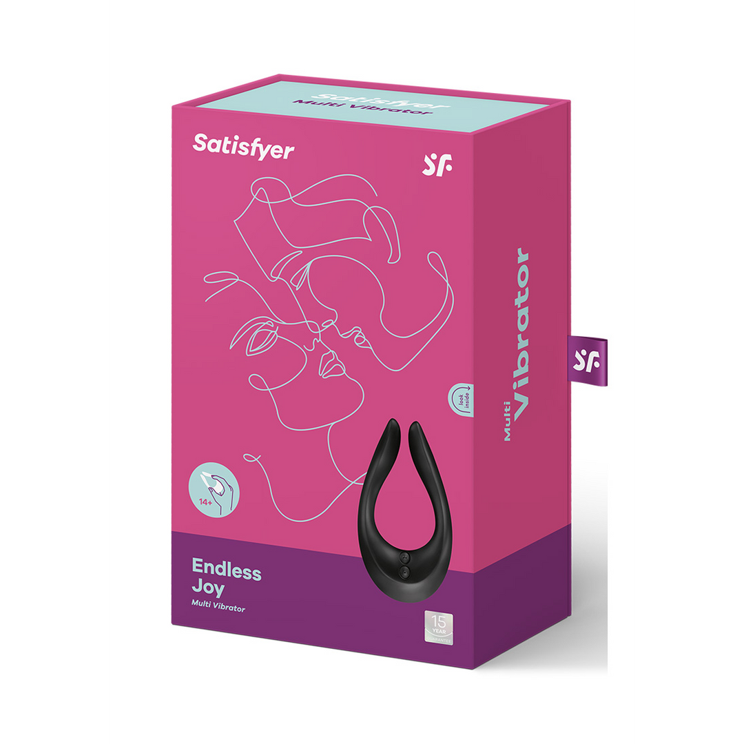 Endless Joy - Multi Vibrator - Zwart Schwarz - 4