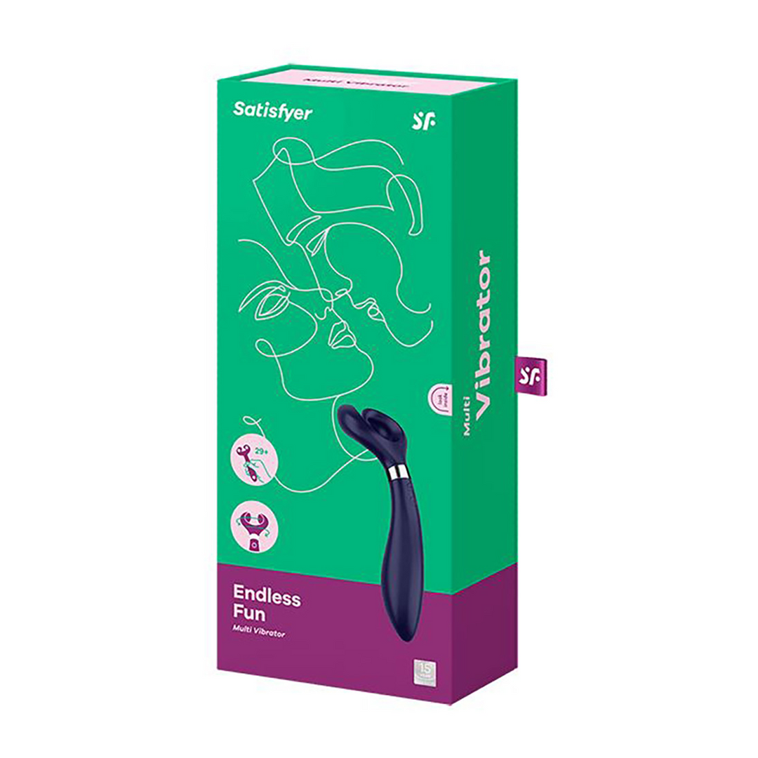 Eindeloos Plezier - Partner Vibrator - Blauw Blau - 2