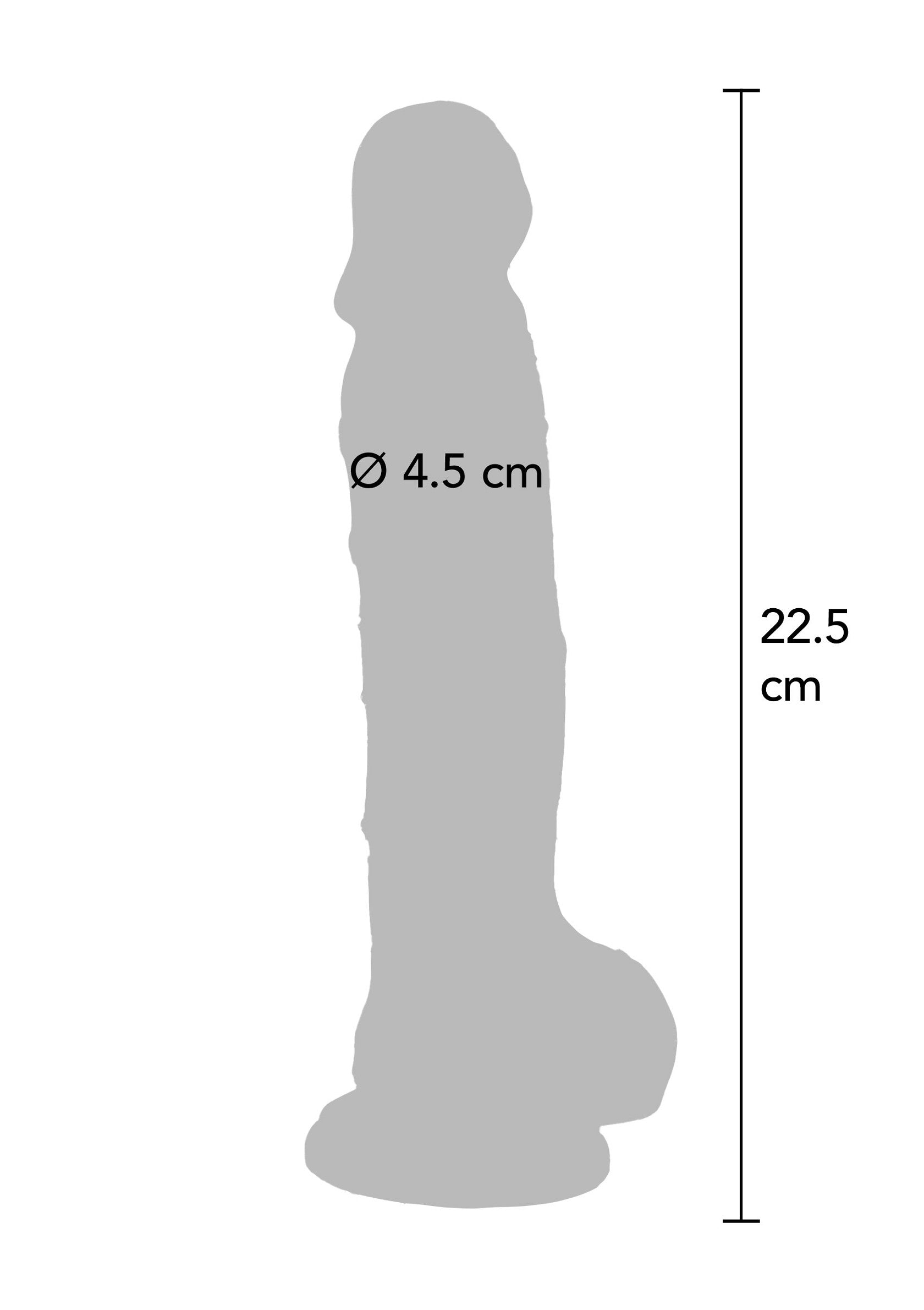 ToyJoy Get Real 22.5 cm Clear Dildo TRANSPA - 1