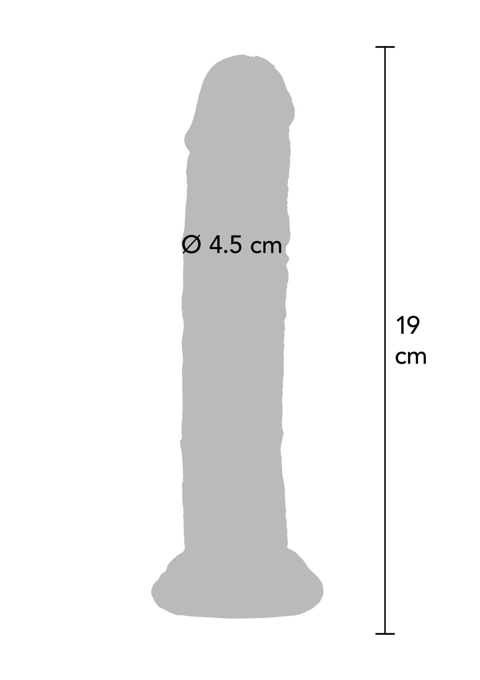 ToyJoy Get Real 19 cm Clear Dong TRANSPA - 0