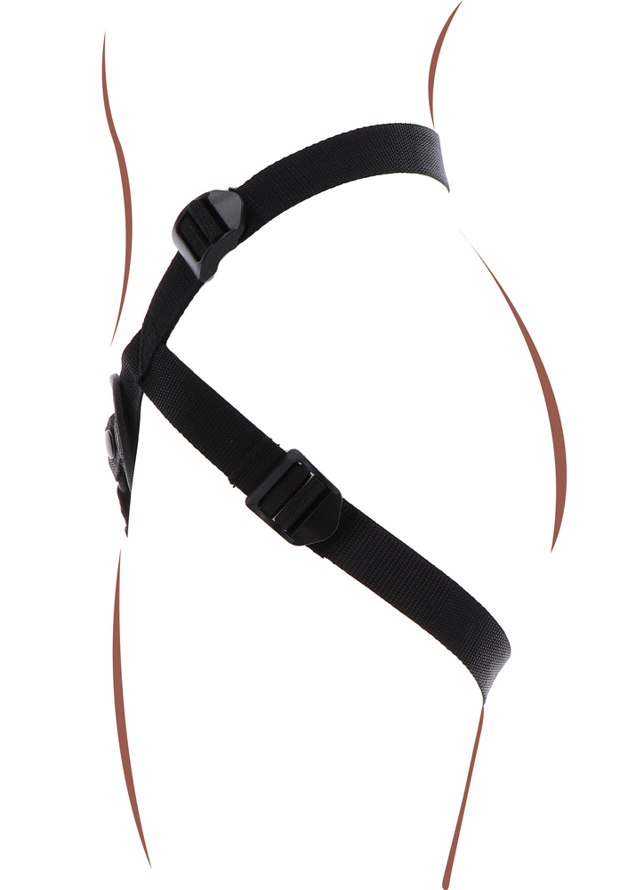 ToyJoy Get Real Strap-On Harness O/S BLACK - 4