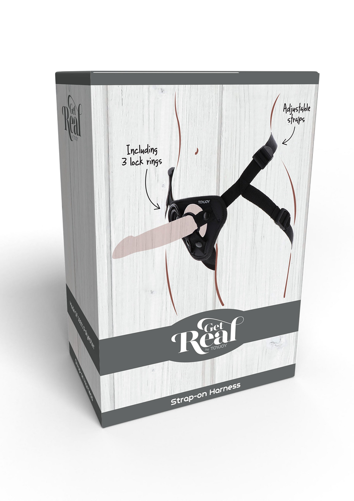 ToyJoy Get Real Strap-On Harness O/S BLACK - 4