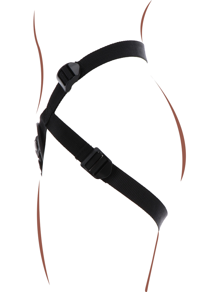 ToyJoy Get Real Strap-On Harness O/S BLACK - 9