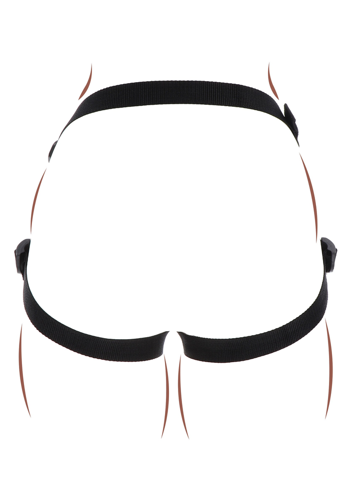 ToyJoy Get Real Strap-On Harness O/S BLACK - 8
