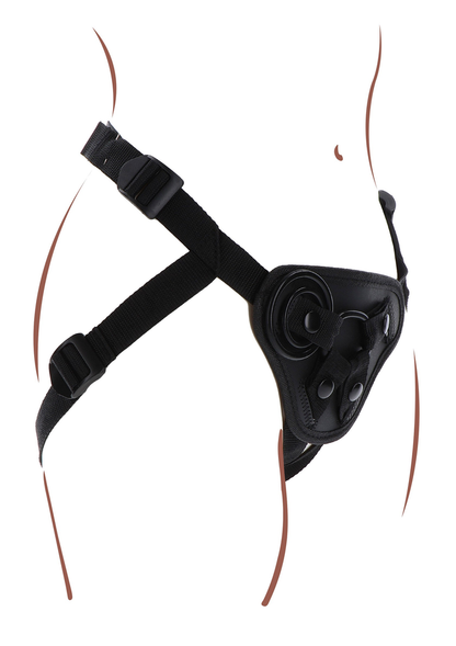 ToyJoy Get Real Strap-On Harness O/S BLACK - 5