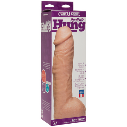 Realistic Hung - Realistic Dildo - 13 / 32 cm Weiß - 2