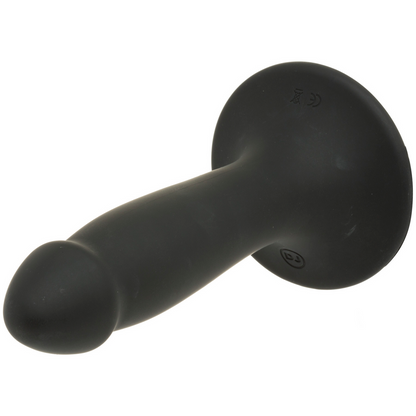 Glad Siliconen Dildo Schwarz - 1