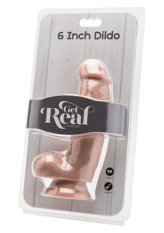 ToyJoy Get Real Dildo 6' with Balls - Heller Hautton
