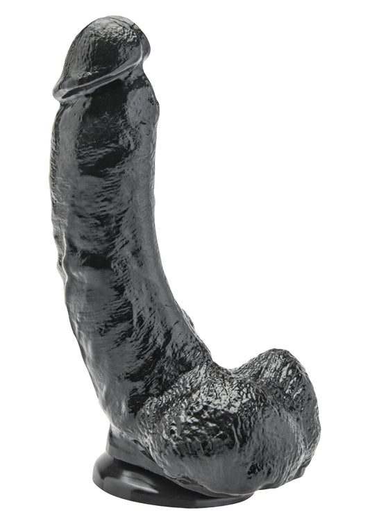 Dildo PVC 20.5 cm - Schwarz
