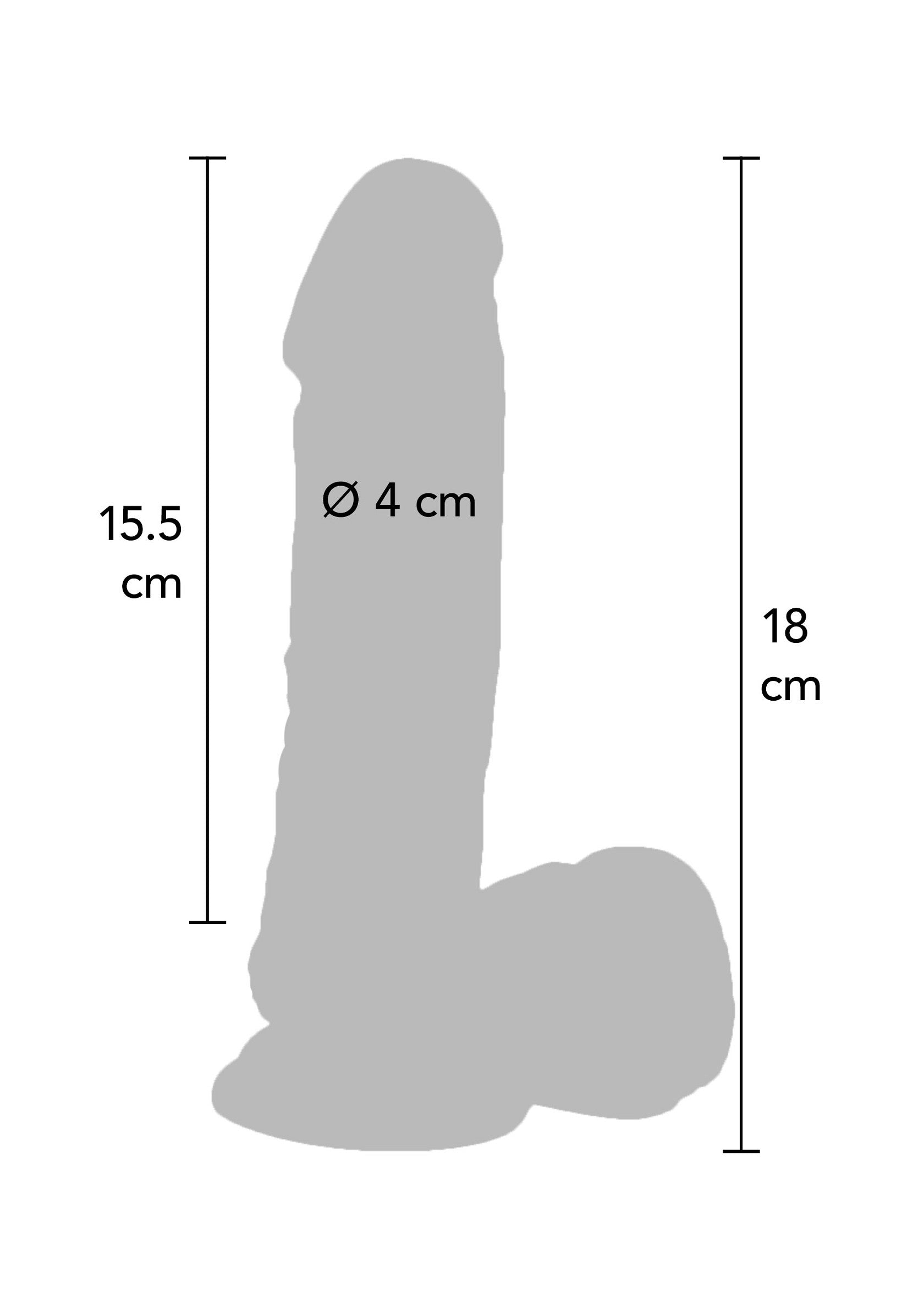 ToyJoy Get Real Vibrating 18 cm Dildo SKIN - 1