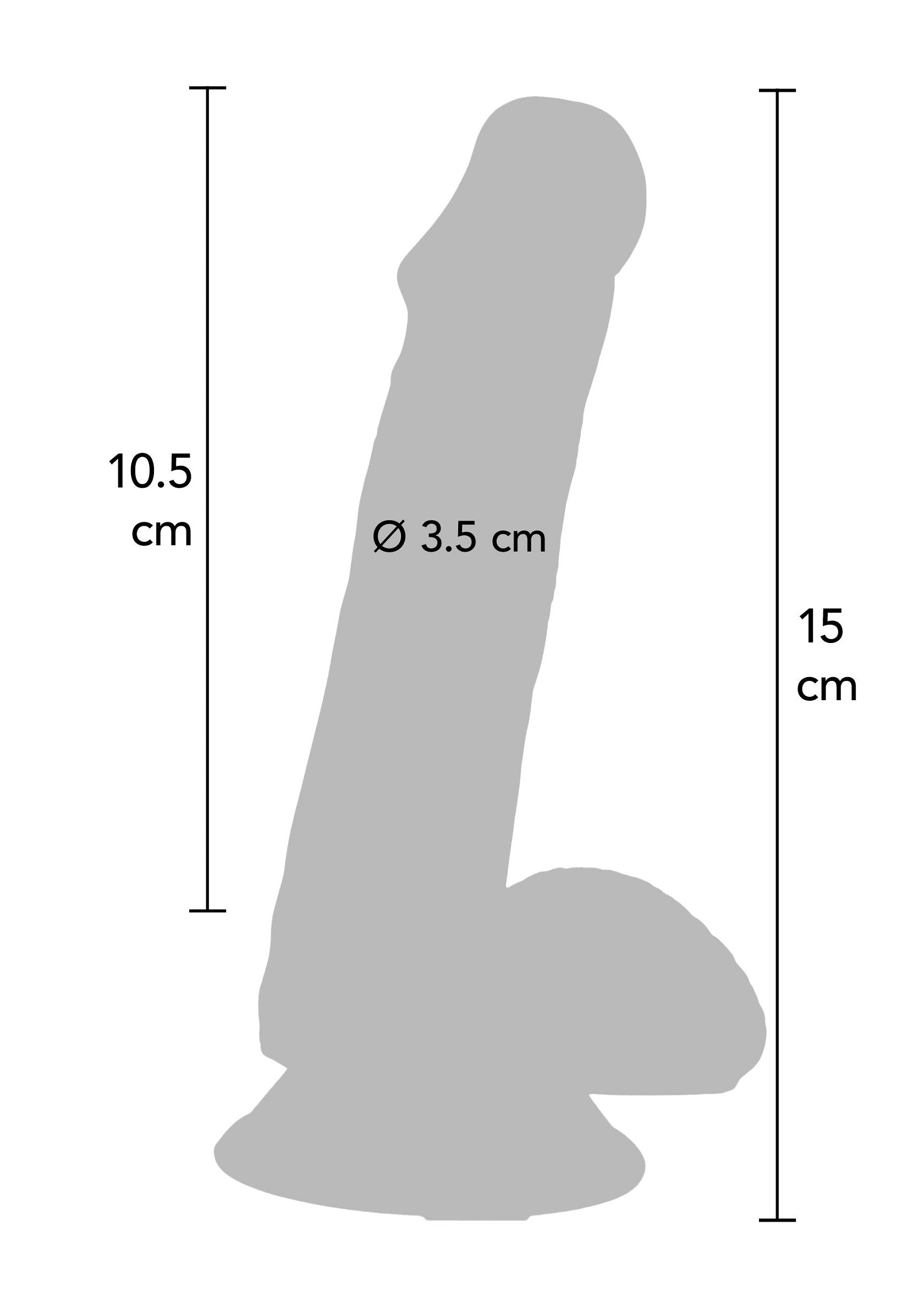 ToyJoy Get Real Happy Dicks 15 cm Dildo PINK - 2