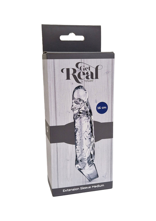 Extension Sleeve TPE Medium 16 cm - Transparent