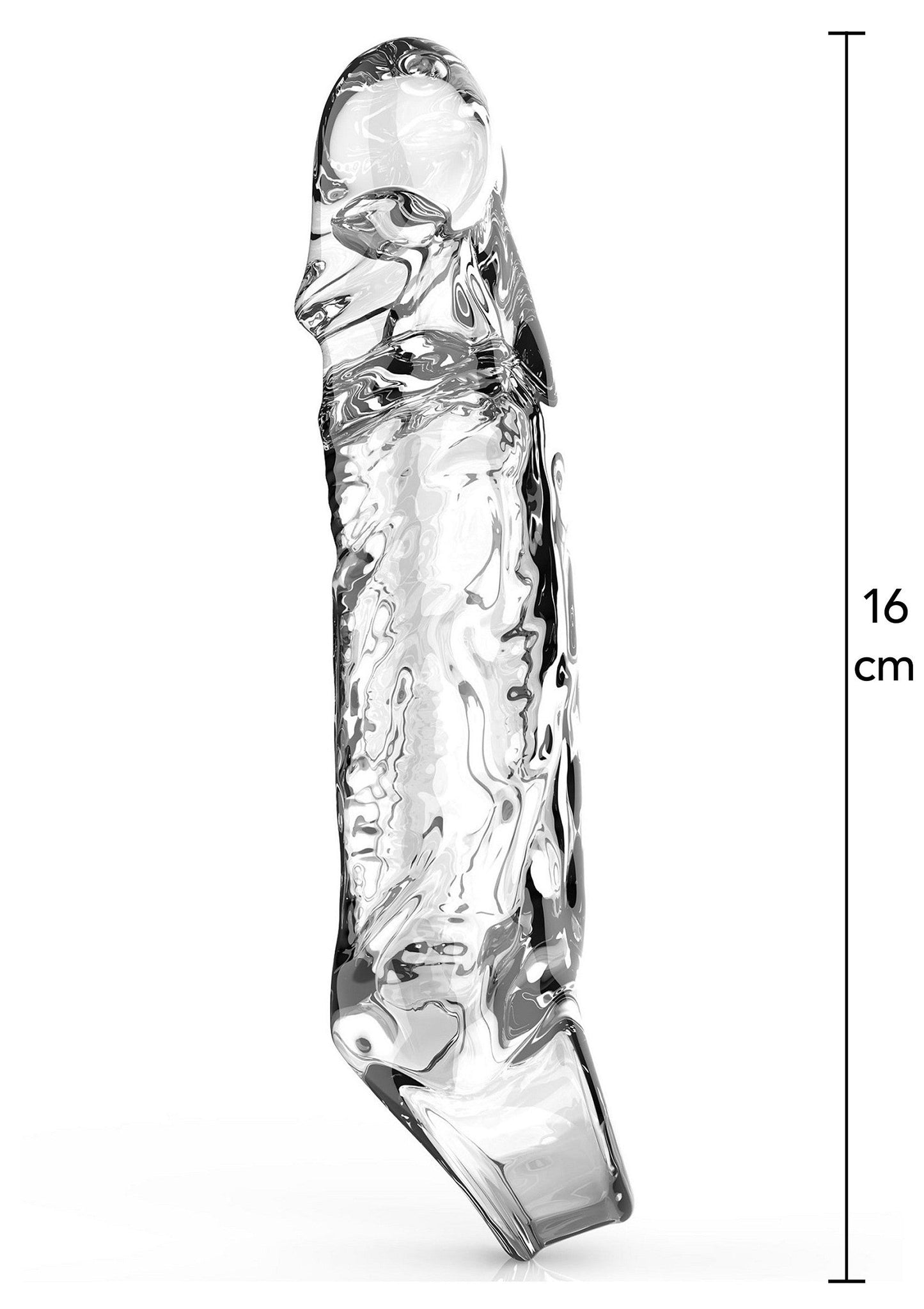Extension Sleeve TPE Medium 16 cm CLEAR - 5