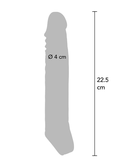 Extension Sleeve TPE XL 22.5 cm CLEAR - 2