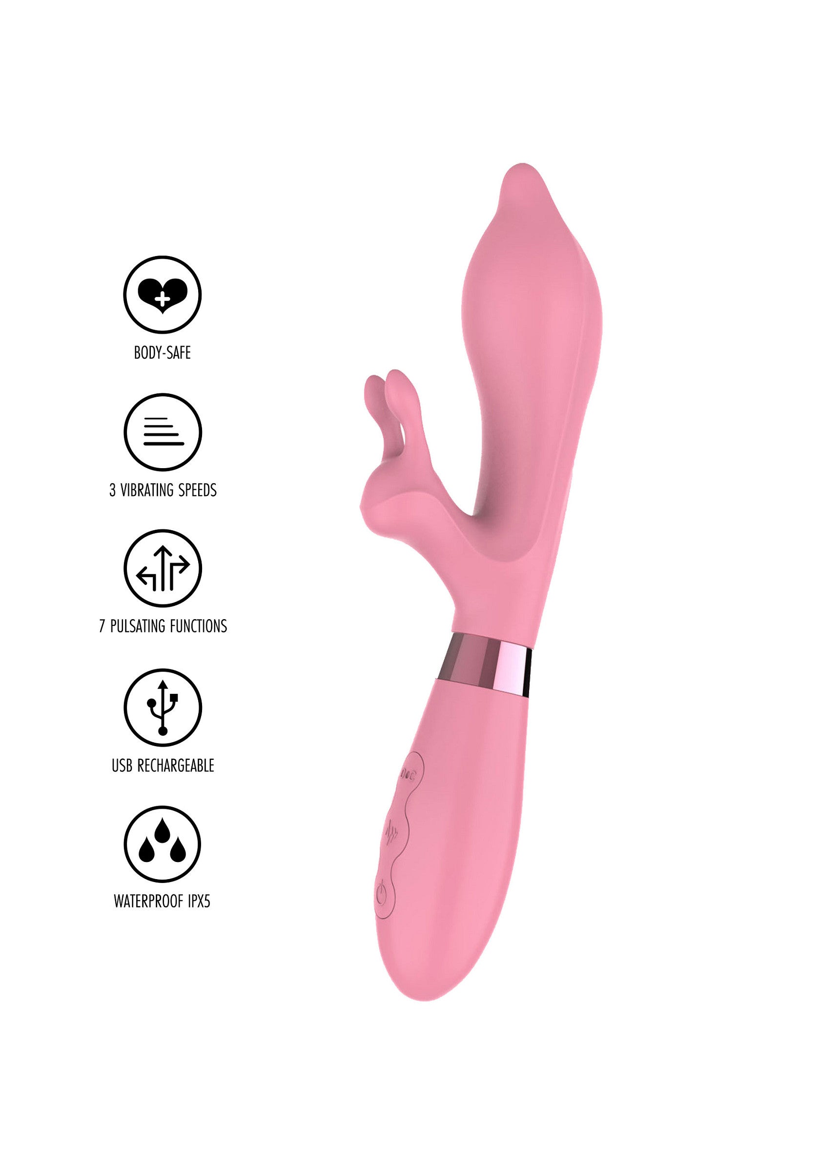 ToyJoy Love Rabbit Funky Playhouse Vibrator PINK - 5