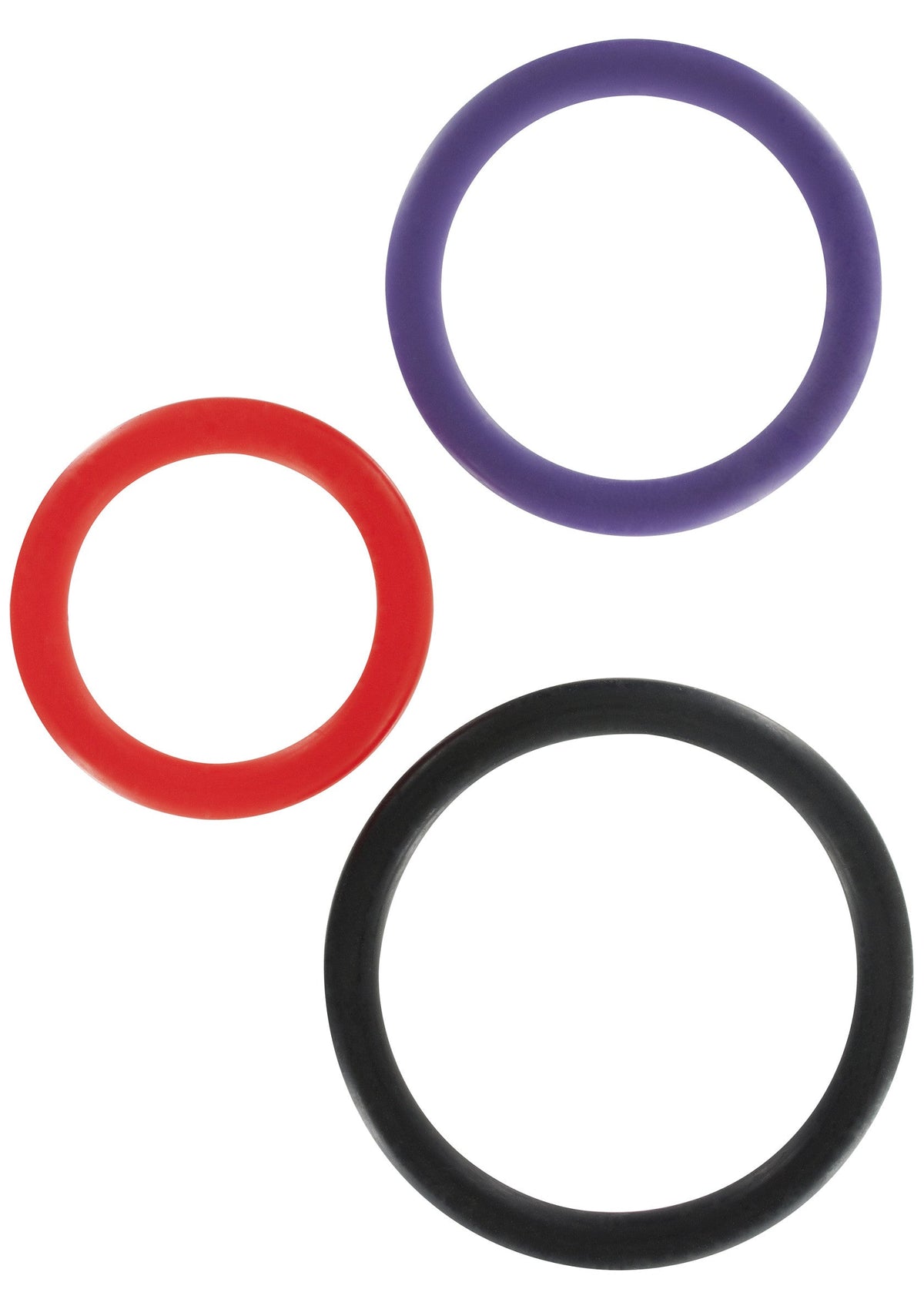 Triple Rings Multicolor 3 pcs MULTICOLOR - 0