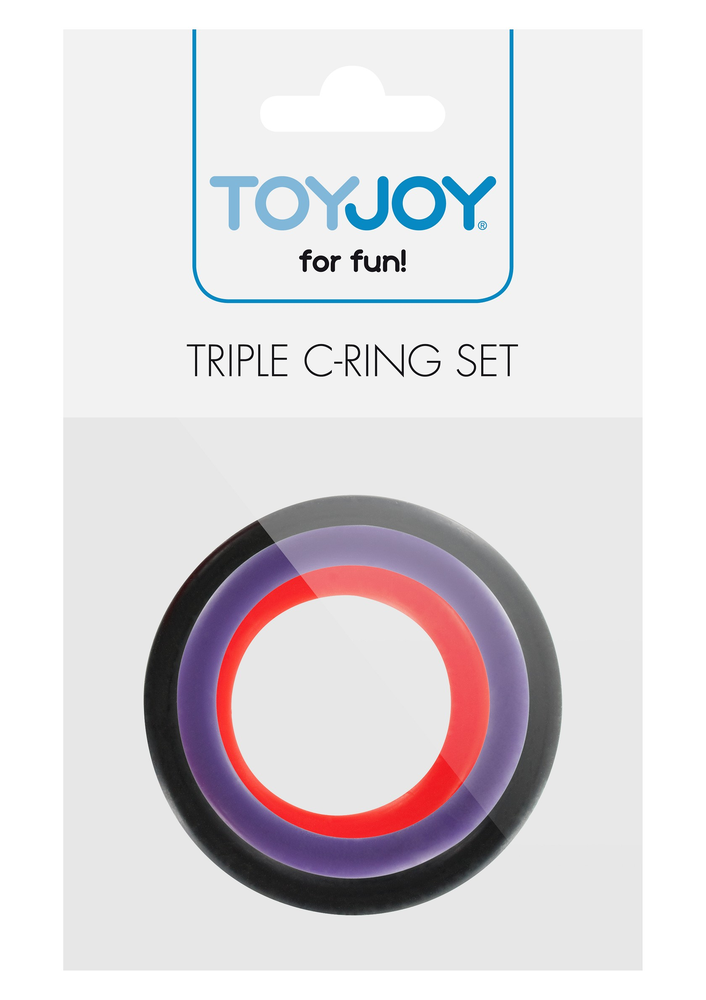 ToyJoy Basics Triple Rings Multicolor 3pcs MULTICOLOR - 2