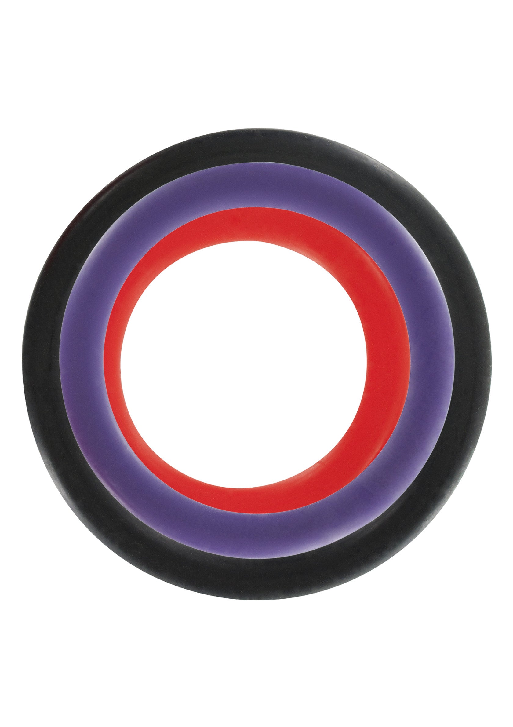 ToyJoy Basics Triple Rings Multicolor 3pcs MULTICOLOR - 0