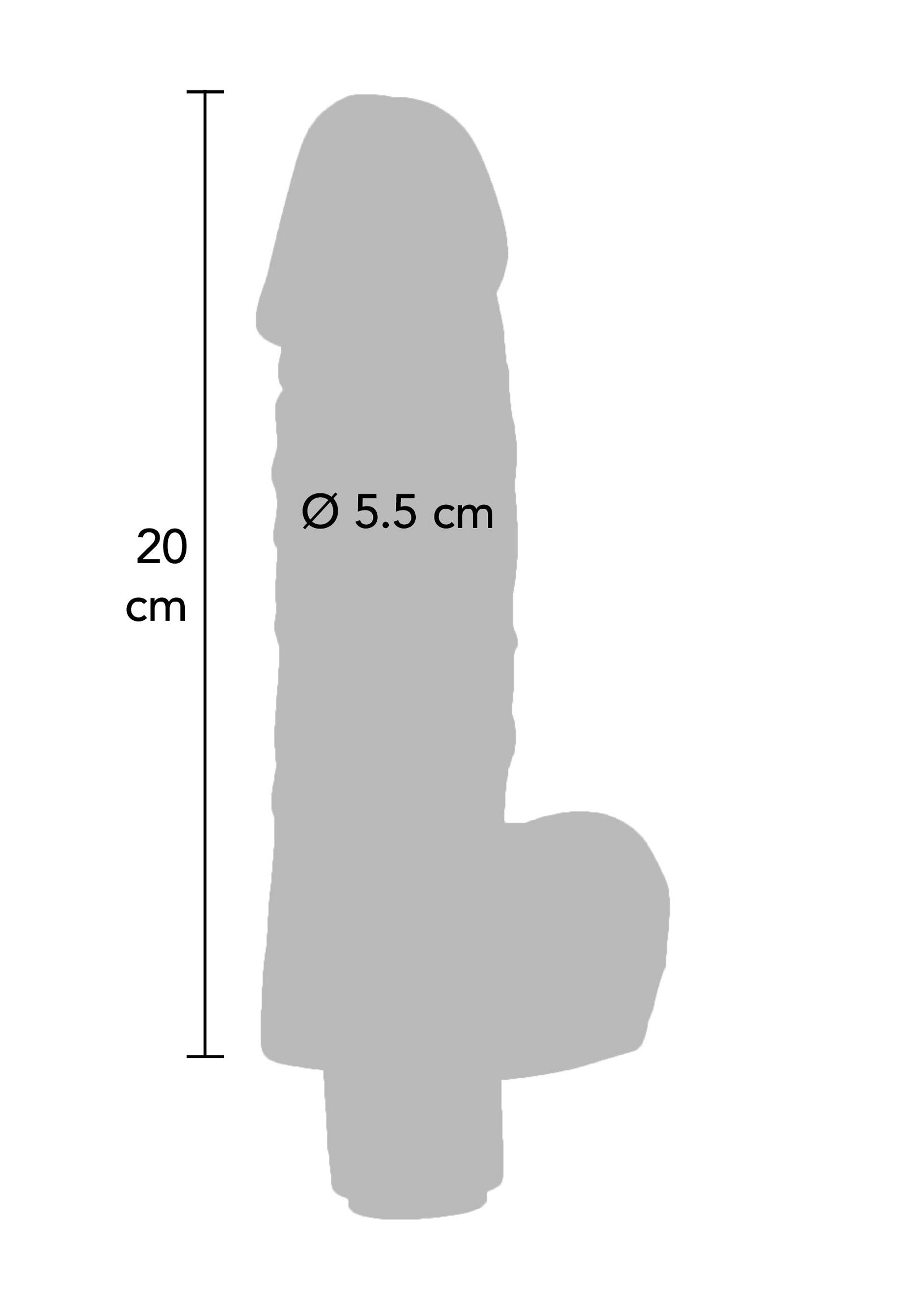 ToyJoy Classics Boy Wonder Vibrating 20cm Dong SKIN - 2