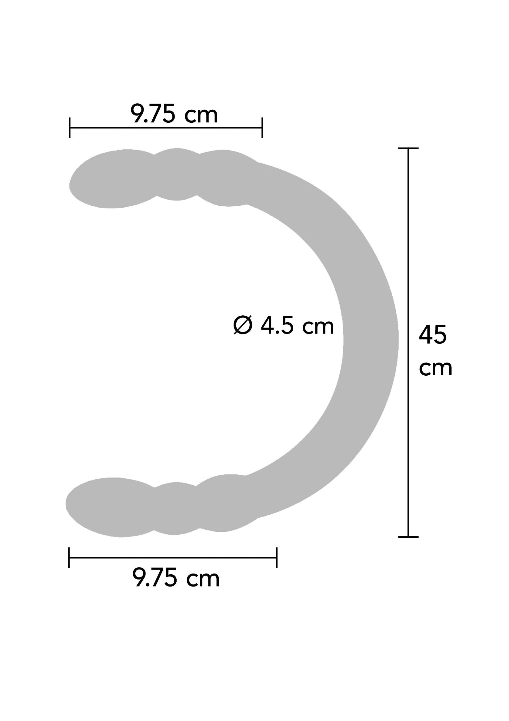 ToyJoy Classics Double Digger 45 cm Dong PURPLE - 1